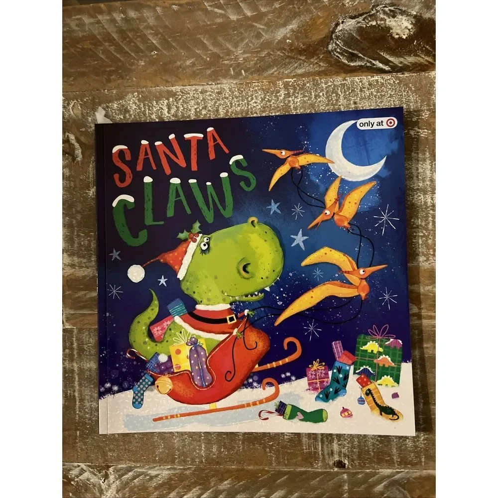 NEW! Santa Claws Book Hardcover By Rosie Greening CHRISTMAS TARGET EXCUSIVE!